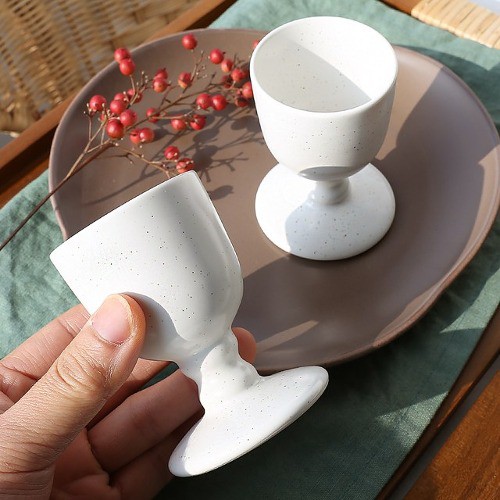 도자기 술잔 예쁜 소주잔 특이한 인생술잔