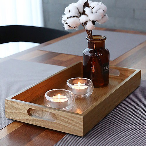 모던우드 손잡이 트레이 M