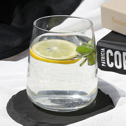 스퀘어 크리스탈 물잔 360ml