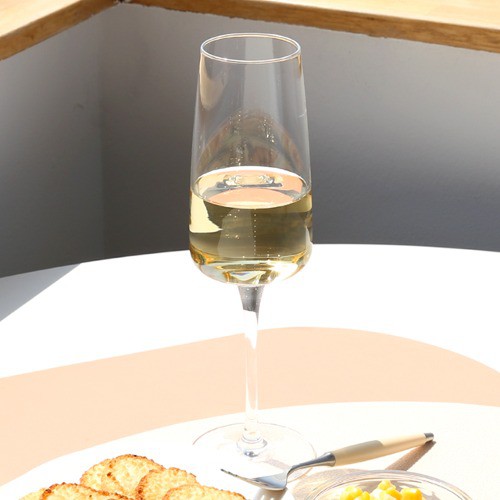 스퀘어 크리스탈 스파클링 샴페인잔 262ml